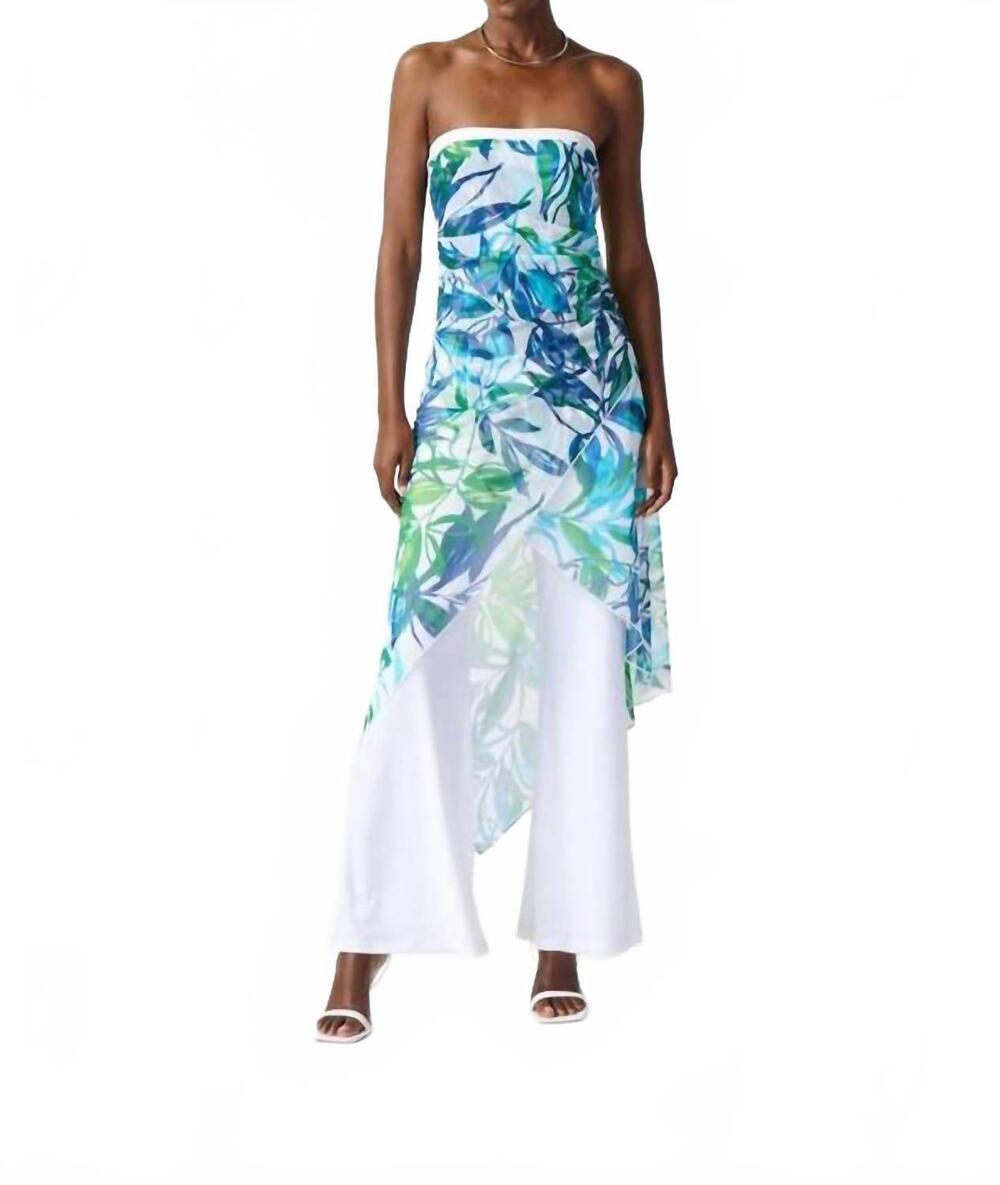 NEW JOSEPH RIBKOFF tropical print jumpsuit